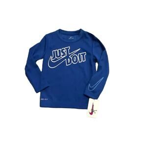NIKE Dri-Fit T Shirt  Long Sleeve Little‎ Boys 4